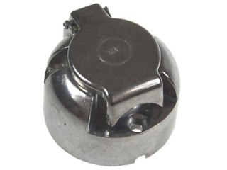 Gniazdo przyczepy samochodowej 12/24V 7pin alu --