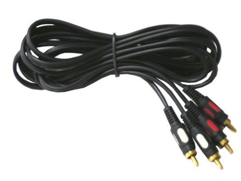 Kabel 2*RCA HQ łezka 3,0m --