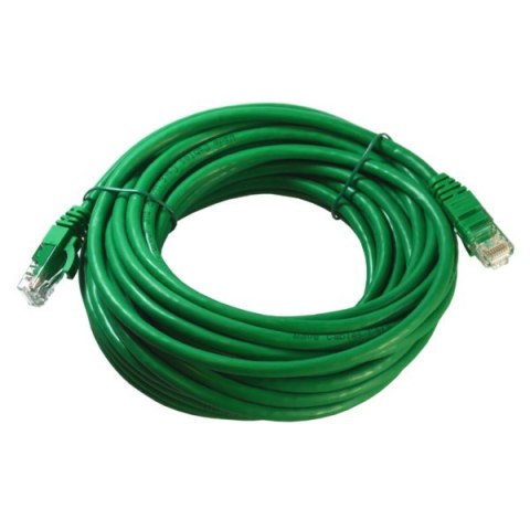 Kabel patchcord UTP6 10,0m zielony---