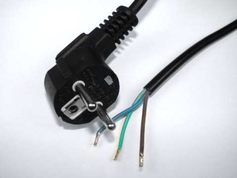 Kabel zasilający montażowy z wtykiem kątowym 1,5m