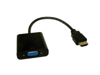 Konwerter HDMI wtyk na VGA gniazdo na kablu cz ---