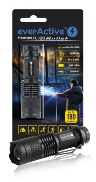 Latarka ręczna 1 dioda 3W CREE XP-E2 Bullet everAc