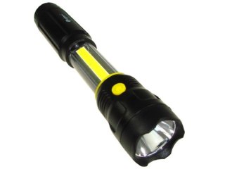 Latarka ręczna aluminiowa rozsuwana COB