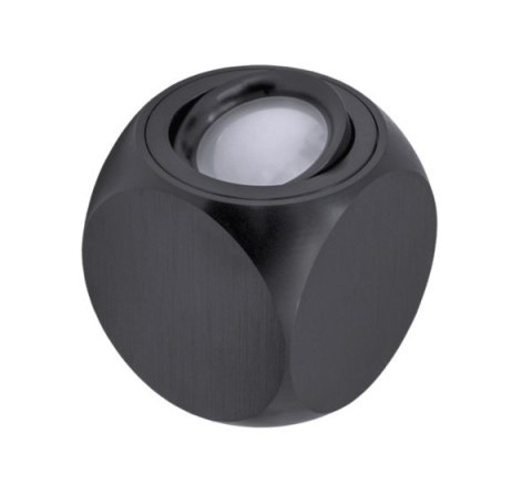 Oprawa sufitowa Akona czarna 80x85mm