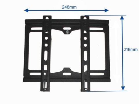 Uchwyt LCD TV 14"-37" 30kg 200x200 czarny