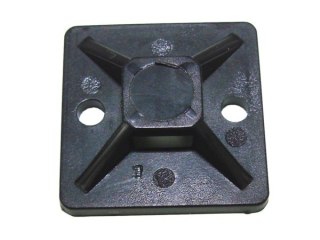Uchwyt opaski plastik 20mm*20mm czarny --