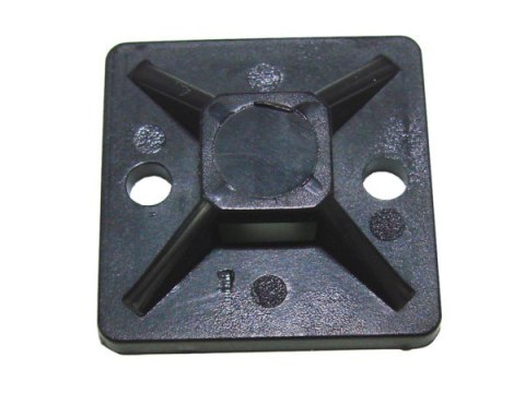 Uchwyt opaski plastik 20mm*20mm czarny --