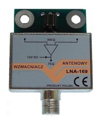 Wzmacniacz antenowy DVB-T LNA-169 +24dB