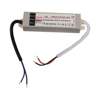 Zasilacz LED 12V 15W napięciowy IP67 aluminium E