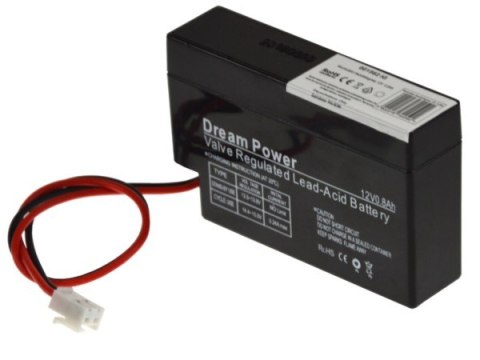 Akumulator bezobsługowy 12V 0,8Ah