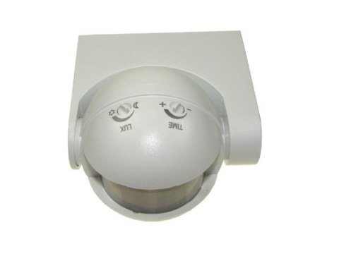 Czujnik ruchu PIR naścienny II biały