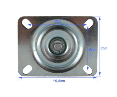 Kółko jezdne 125mm z blokada 125kg