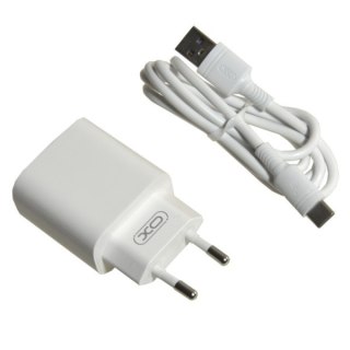 Ładowarka sieciowa USB Type-C L36 QC3.0 biała
