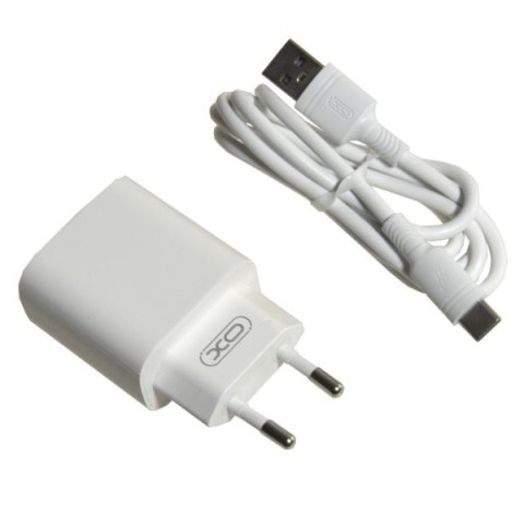 Ładowarka sieciowa USB Type-C L36 QC3.0 biała
