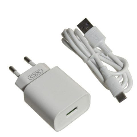 Ładowarka sieciowa USB Type-C L36 QC3.0 biała