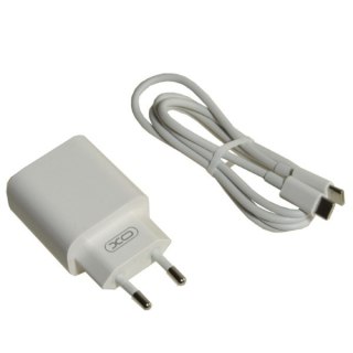 Ładowarka sieciowa USB Type-C L73 2,4A biała