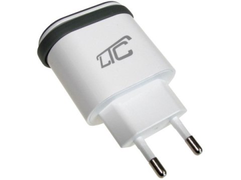 Ładowarka sieciowa micro USB 2,0A + 2x gniazdo --