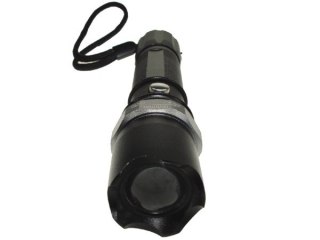 Latarka ręczna 1 dioda 3W zoom 240lm + ładowark --