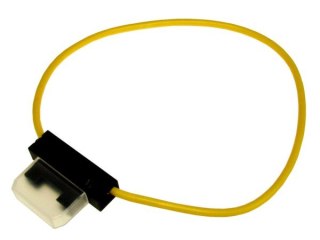 Oprawa bezpiecznika nożowego 1,5mm żółty op/10