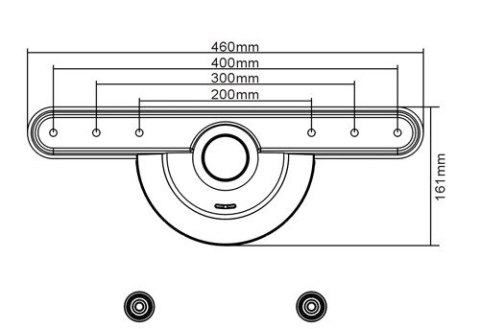 Uchwyt LCD Ultra Slim 26"-47" 40kg srebrno-czarny
