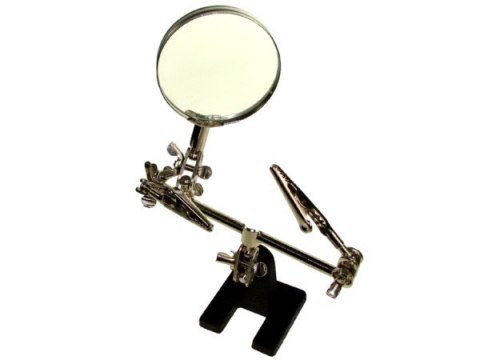 Uchwyt montażowy trzecia ręka z lupą 3,5 --