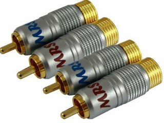 Wtyk RCA MRS-151 10mm Blister 4szt.