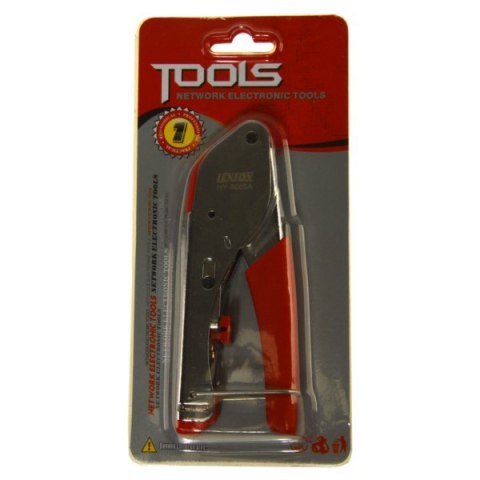 Zaciskacz HT-518A wtyki F, BNC, RCA kompresowan --