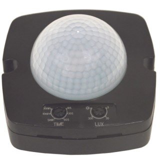 Czujnik ruchu i OBECNOŚCI PIR 12m IP20 czarny