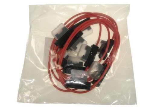 Oprawa bezpiecznika nożowego 0,75mm czerwony op/10