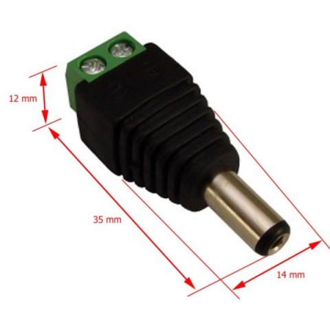 Transformator zasilania wtyk DC 2,1/5,5 II op/20