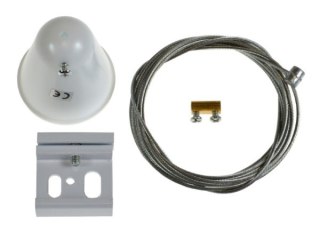 Uchwyt do podwieszenia szynoprzewodów 3 fazy biały