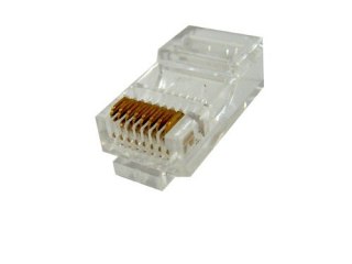 Wtyk modularny 8P8C RJ45 okrągły drut op/100