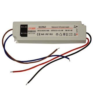 Zasilacz LED 12V 100W napięciowy IP67 plastik EK