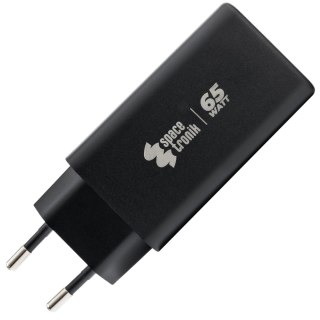 Ładowarka 3w1 USB-C USB PD Quick 65W 5A czarna