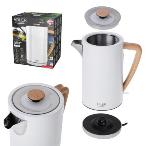 Adler Czajnik metalowy 1,7 L STRIX