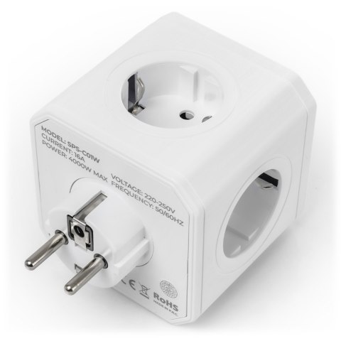 Listwa zasilająca kostka 5xAC SPS-C01W