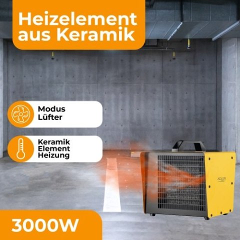 Adler Nagrzewnica ceramiczna 3000W