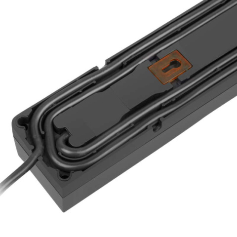 Listwa przeciwprzepięciowa 5 gniazd o długości 1,5m Czarna ARcon Z5 firmy Armac