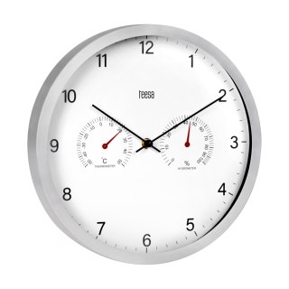 Zegar ścienny 30 cm z termometrem i hydrometrem