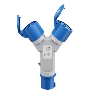 Adapter rozdzielacz CEE na 2 CEE 16A typu Y