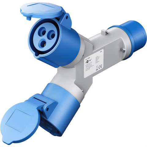 Adapter rozdzielacz CEE na 2 CEE 16A typu Y