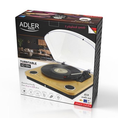 Adler Gramofon z USB i Bluetooth