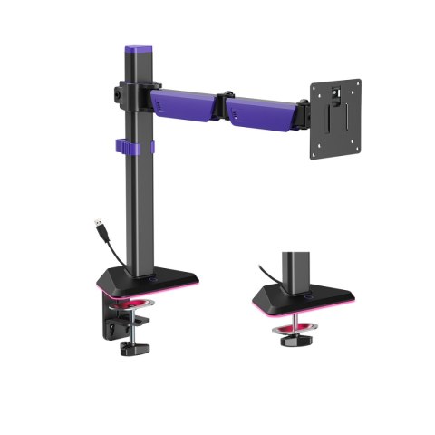 Ametystowy uchwyt RGB monitor Spacetronik SPAA112L