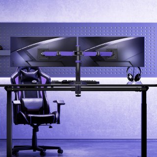 Ametystowy uchwyt RGB monitor Spacetronik SPAA120L