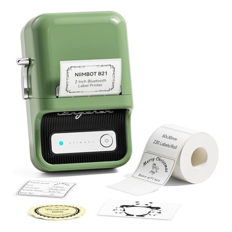 Drukarka etykiet Niimbot B21 PRO zielona