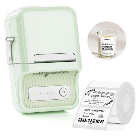 Drukarka etykiet Niimbot B21 miętowy