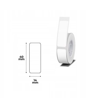 Etykiety seria B Niimbot 14x40 mm 150 szt. biały