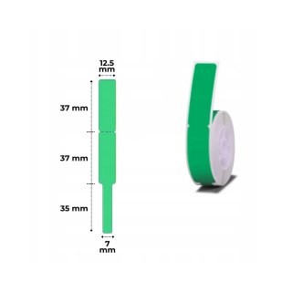 Etykiety seria D Niimbot 12.75x74+35 mm zielone 65