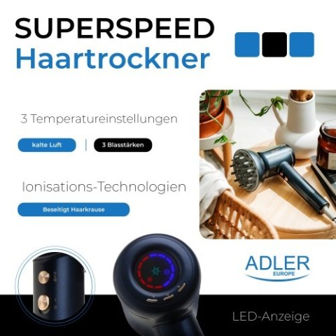 Adler Suszarka do włosów SUPERSPEED