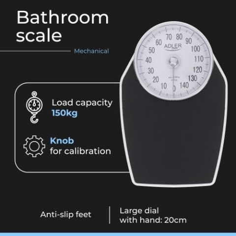 Adler Waga łazienkowa - Mechaniczna